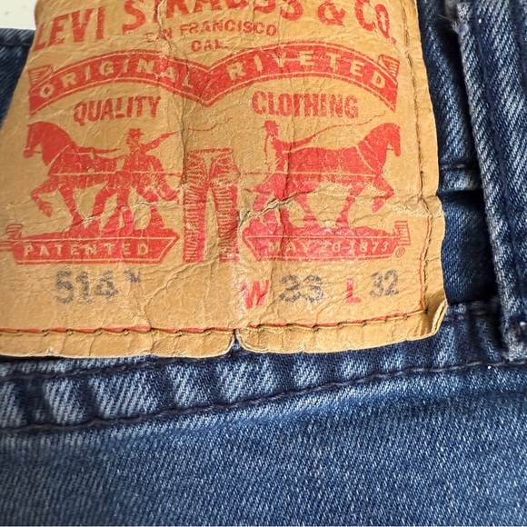 Levi's 514 Mens Jeans Size 33X32 Blue Straight Leg Pants Denim Medium Wash - Picture 5 of 7